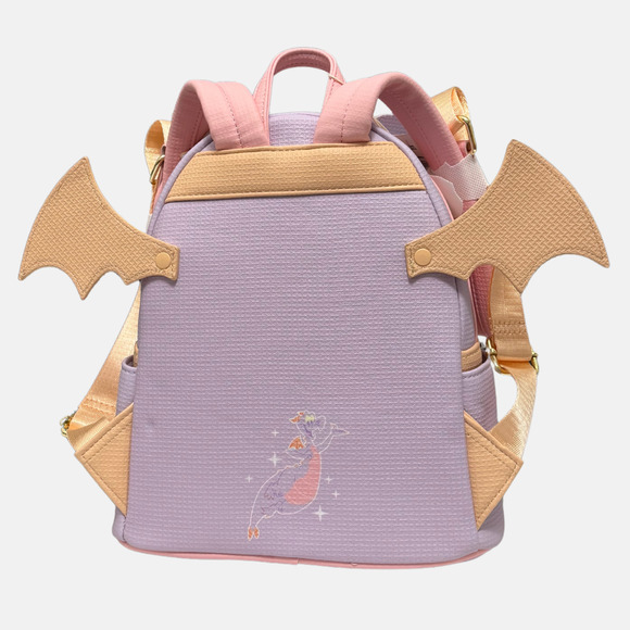 DISNEY PARKS x Loungefly Figment Mini Backpack NWT Pastel Collection EPCOT RARE - Picture 2 of 11